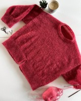 Стильный пуловер из мохера