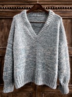 Пуловер из толстой пряжи описание