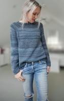 Базовый пуловер спицами