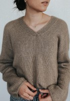 Элегантный пуловер спицами