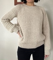 Пуловер-реглан резинкой