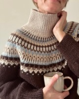 Теплый жаккардовый свитер