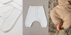 Вязаные штанишки для малыша спицами с описанием