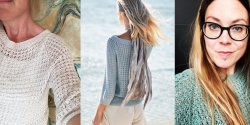 Ажурный пуловер спицами на лето схема и описание