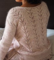Ажурный пуловер спицы