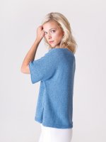 Пуловер с коротким рукавом женский описание