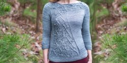 Красивый пуловер спицами с описанием и схемами