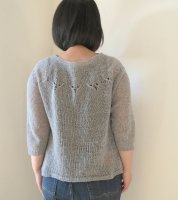 Пуловер с круглой кокеткой схема