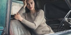 Модный пуловер спицами 2016 года для женщин