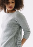 Расклешенный пуловер реглан