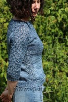 Вязание спицами для женщин пуловера реглан спицами сверху без швов