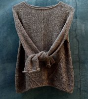 Пуловер реглан спицами женский