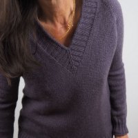 Пуловер реглан сверху спицами для женщин с описанием