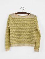 Пуловер сотами описание