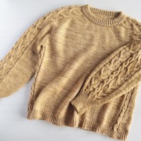 Пуловер сверху схема и описание
