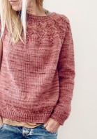 Женский пуловер с описанием