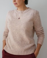 Женский пуловер спицами с описанием