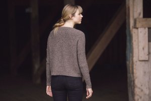 Пуловер женский вязать спицами