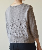 Женский пуловер схема и описание