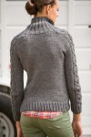 Вязание пуловера спицами Hitch