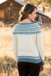 Вязание пуловера спицами Meltwater