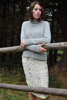 Вязание спицами женского свитера Bryn