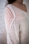 Вязание пуловера спицами Azimuth