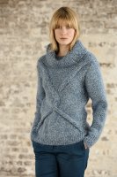 Женский свитер Cleona из журнала осень - зима 2015 Rowan 58