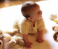 Вязание для новорожденных песочника из мягкой и нежной пряжи