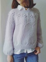 Вязание женского пуловера оверсайз спицами