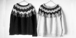 Вязаный женский пуловер с жаккардом Rosette