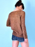 Описание вязания спицами оригинального пуловера для женщин от дизайнера La Maison Rililie