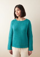 Вязаный поперек пуловер для женщин описание