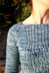 Вязание спицами пуловера Aspen
