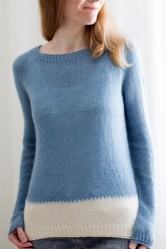 Пуловер из мохера спицами для женщин и девушек