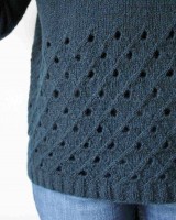 Вязание спицами пуловера от дизайнера Berangere Cailliau