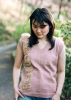 Описание вязания спицами летнего топа для женщин