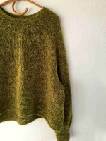 Описание вязания спицами пуловера с декоративной кокеткой