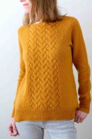 Line of Shapes пуловер с ажурной вставкой в центре переда