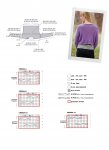 Схема и выкройка короткого пуловера