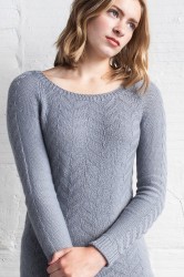 Пуловер реглан спицами