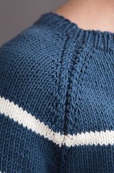 Пуловер Бретон с рукавом реглан