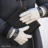 Красивые женские перчатки спицами