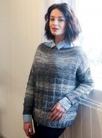 Женский свитер с текстурным узором