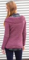 Вязание спицами пуловера для женщин