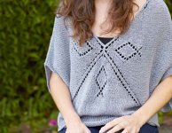 Пуловер льняной Quadrant от дизайнера Норы Гауган