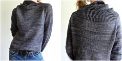 Как связать свободный свитер спицами