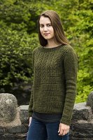 Пуловер спицами с описанием