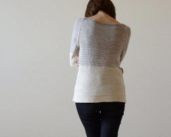 Красивый женский пуловер с описанием