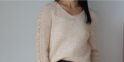 Женственный пуловер